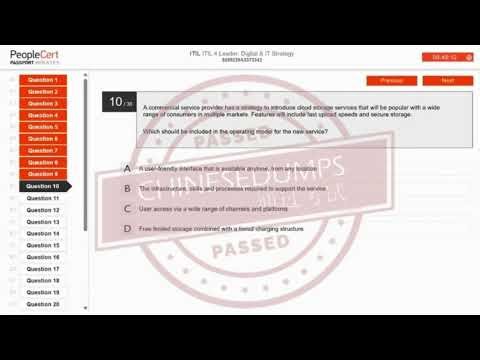 ITIL 4 Leader Digitel & IT Stratrgy ITIL4-DITS