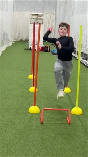 Jenson U11's bowling practice-hit the crease with 100% effort!