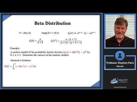 Beta Distributions (SOA Exam P – Probability – Univariate Random Variables)