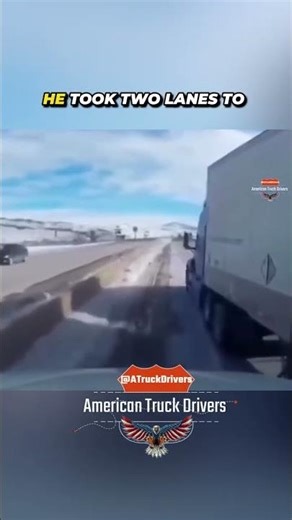 Swift Truck Pulls Out Using Two Lanes, Cutting Off Another Driver