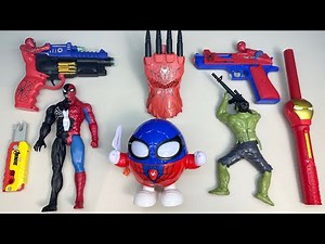 21 minute exciting Spider Man series toy unboxing, Marvel hero characters, popular action figures.