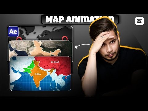 How to create Map Animation Just in 1 minute🔥