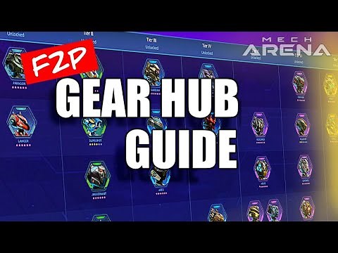 FULL F2P Gear Hub Guide - Mech Arena