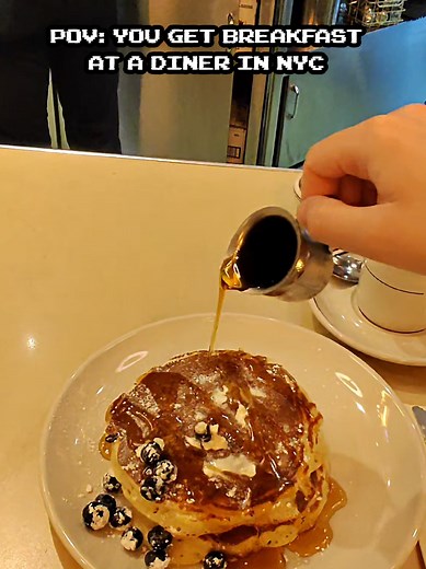 Pancakes at a NYC Diner: Classic Breakfast in the City