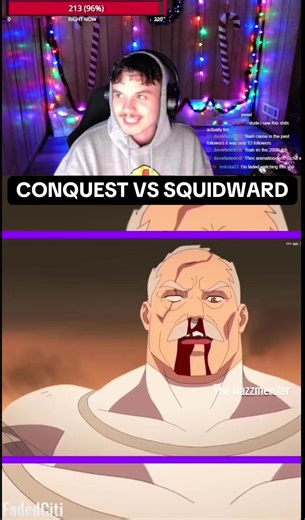 Just got cooked the entire time!! #conquest #invincible #spongebob #squidward #reaction