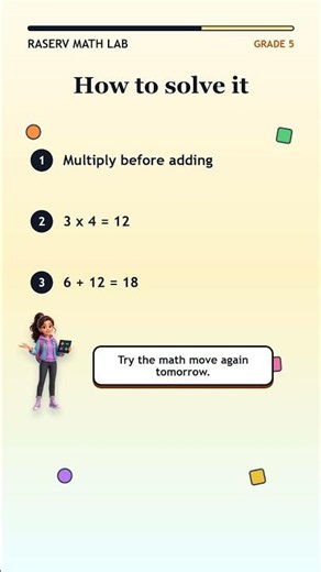 5th Grade Math: Order of Operations Trap