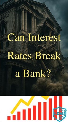 Can INTEREST RATES Break a Bank? 📉🏦💥 #Shorts