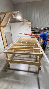 3.1K views · 35 reactions | After cutting the slabs to a rough length it’s time to start surfacing them on the @totsled  | Dust & Wood | Facebook