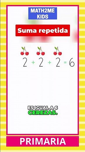 ¡Aprende sumas repetidas fácil!
