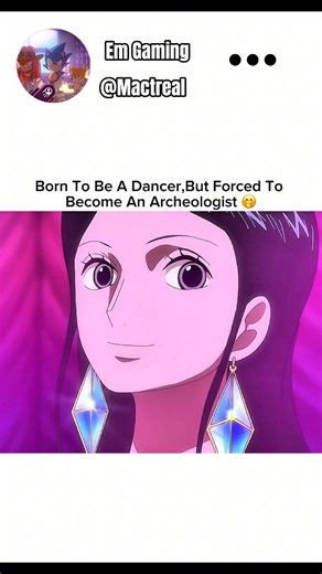 Archaeologist ❌Dancer✅ Nico Robin is a fictional character from the manga and anime series One Piece, known as the archaeologist of the Straw Hat Pirates. She is a Devil Fruit user with the power to sprout copies of her limbs and body from any surface, and is the only known person who can read the ancient Poneglyphs, a skill that makes her a target of the World Government. Originally an antagonist, she eventually joins the Straw Hat crew and becomes a loyal and valued member. #onepiece #onepiece