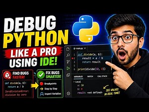 #53 Debug Python Like a Pro Using IDE! 🚀