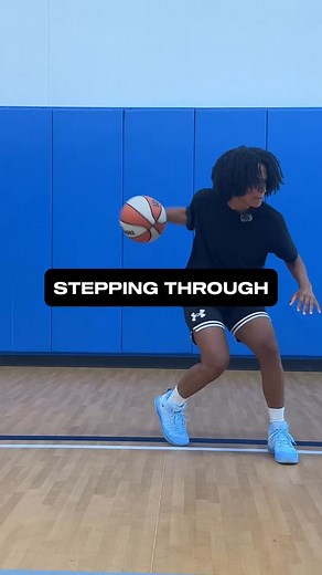 19 reactions | Pt.2 Step Through  Adding a step through action as you keep the ball behind your body frame to protect. #basketball #basketballtraining #ballislife #hoopersofinstagram #hooper #maggieskills #hoopersofig | Coach Maggie | Facebook