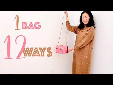 HOW TO STYLE CROSSBODY BAGS | 12 ways to wear a crossbody bag, crossbody bag for petite girls