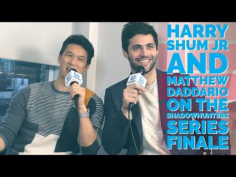 Harry Shum Jr & Matthew Daddario Talk Shadowhunters Finale | TV Insider