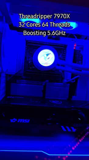 Ryzen Threadripper 7970X Gaming Test on TRX50 AERO