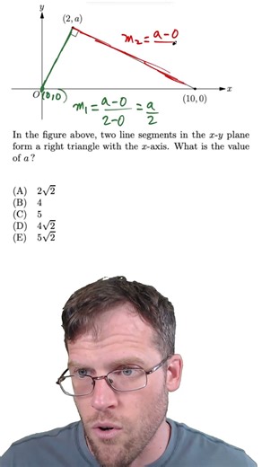 A Tricky SAT Geometry Question Using Slopes
