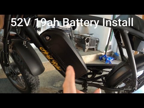 Dual Battery Install 52v 19ah Fusion Battery Combiner Ariel Rider D Class