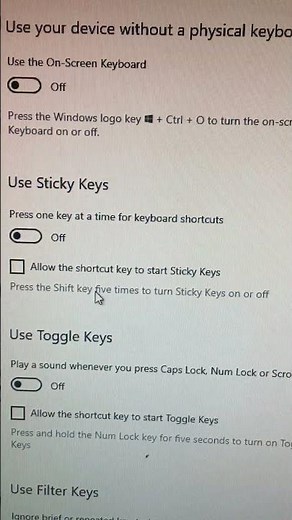 How to disable the sticky keys shortcut (press 5 times to enable sticky keys)