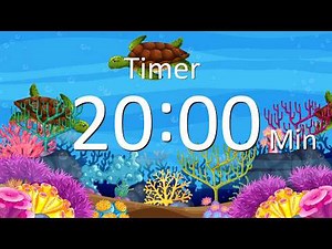 20 Min Jeelly Fish Under the sea Timer with Lofi music