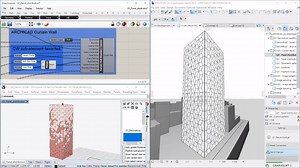 8.3K views · 35 reactions | Want random panels on your ARCHICAD curtain wall ? Grasshopper - ARCHICAD Live link makes this happen, using native ARCHICAD elements ! | Bimes - BIM Engineering Solutions | Facebook