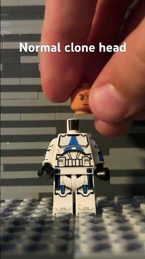How to make a Lego Star Wars 501st clone scout #lego #legostarwars #starwars #clonetrooper