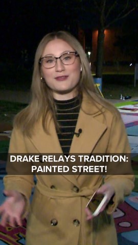 Celebrated tradition kicks off Drake Relays with a bang, or maybe just a paint splatter