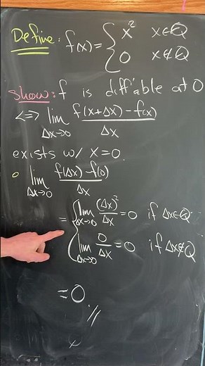 This function is differentiable!?!
