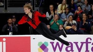 Ilia Malinin leads after men's short at Skate America