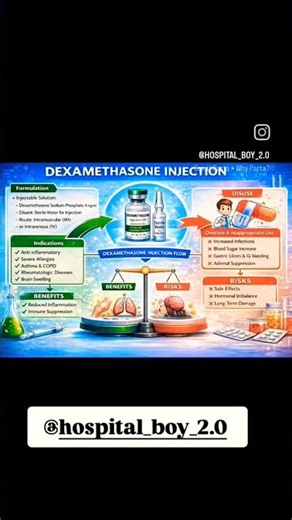What is the injection dexamethasone what is the formulation and use and disuse ka flowchart #shorts