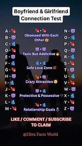 Find Your Connection Test 💘 #initials #lovefacts #secretcrush #couplegoals #ultrafactsworld #reels #foryou #fyp #viralreels #usareels #gf #bff #couple #usa #psychologyfacts | Ultra Facts World