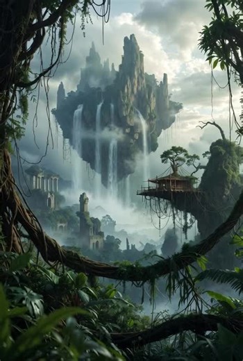 #FantasyArt #DigitalArt #AIArt #Midjourney #FantasyLandscape