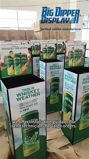 Do you provide installation for a supermarket display rack?