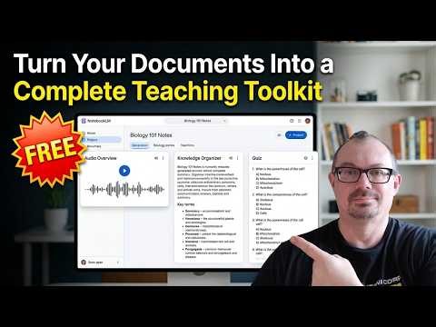 NotebookLM : Full Tutorial for Teachers. Save Hours on Lesson Prep