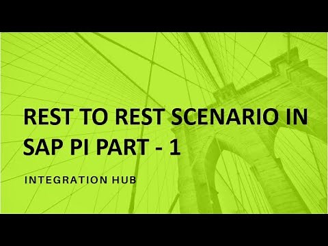 REST TO REST SCENARIO IN SAP PI PART - 1