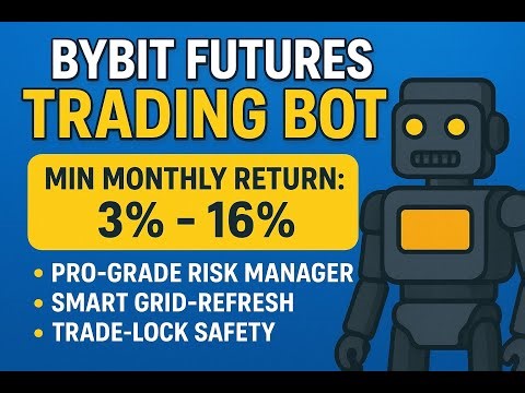 🚀 Selling My Bybit Futures Bot — 3–16% Monthly ROI, Crash-Resilient