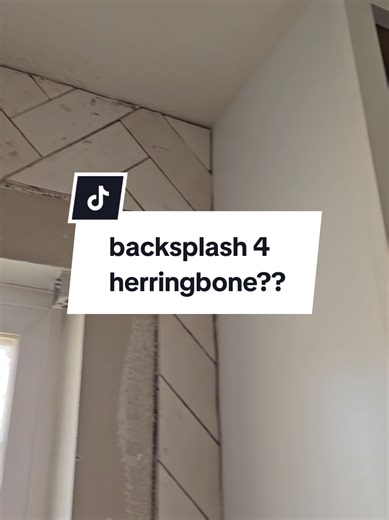 #diy #diyfails #herringbone #tile #backsplash