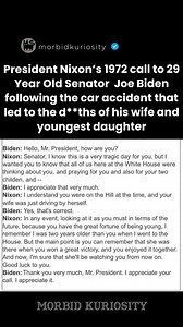 152K views · 1K reactions | On December 18, 1972, shortly after Joe became U.S. senator-elect, Neilia was driving with her three children west along rural Valley Road in Hockessin, Delaware. At the intersection with Delaware Route 7 (Limestone Road), their vehicle pulled out in front of a tractor-trailer truck traveling north along Route 7 and was struck by it. | Morbid Curiosity | Facebook