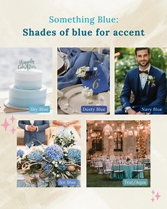 Looking to add a touch of blue to your wedding? From the soft elegance of sky blue for bridesmaids’ dresses to the timeless sophistication of navy blue in the groom’s suit, there’s a shade for every style! Attend our bridal show to meet top vendors. Get your free passes now >> https://bit.ly/acsbridalshows #WeddingExpo #BridalExpo #WeddingDay #WeddingInspiration #BrideToBe | Bridal & Wedding Expo