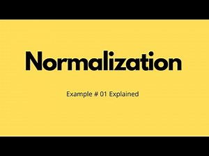 Normalization (up to 3rd Normal Form) | Step by Step Explained | Example 1