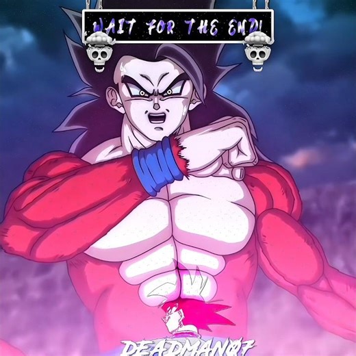 Goku uses ultra instinct upon super saiyan 4 #anime #fananimation