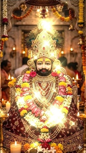 Make sure to say the name of Khatu Shyam Ji once before going to sleep. Jai Shri Shyam! 🙏✨ #Khatu...
