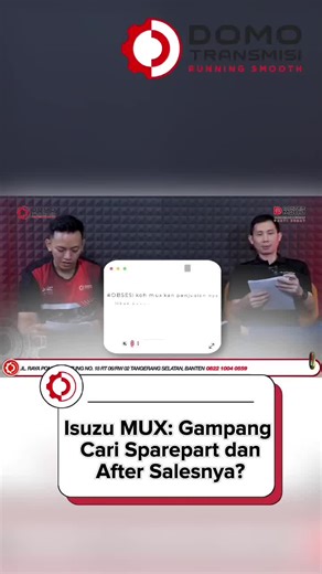 Isuzu MUX: Ketersediaan Sparepart dan After Sales