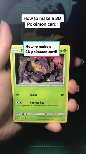 Create a Stunning 3D Phantump Pokémon Card | Tutorial