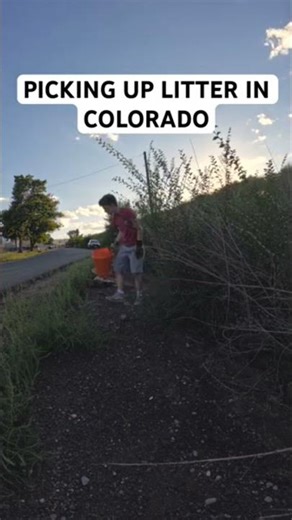 Picking up trash and making the world better place🌎