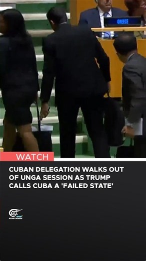 Cuban delegation walks out of UNGA session as Trump calls Cuba a 'failed state'
