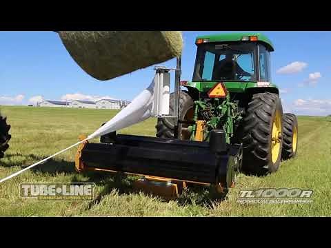 TL1000R Individual Round Bale Wrapper by Tubeline