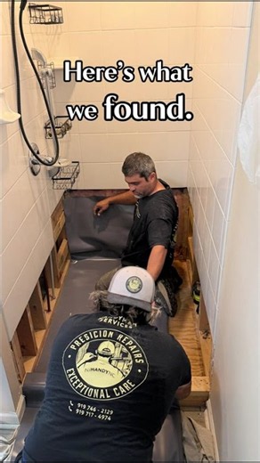 What is under your bathroom tile?