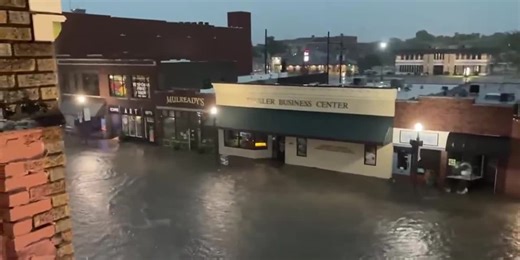 Emporia businesses flood after heavy rain Tuesday morning