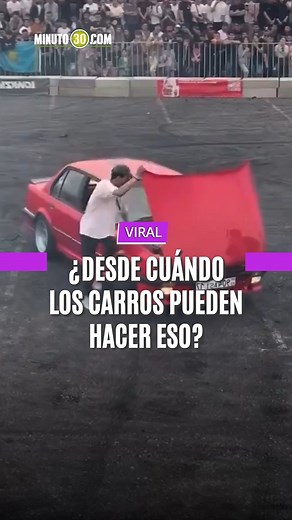 Minuto30 on Instagram: "¡Increíble! 😲🚗 No estoy seguro de cómo lo hizo, pero de algo sí estoy seguro: ¡ni los propios fabricantes del automóvil se lo esperaban! Este nivel de control en un carro es simplemente impresionante. 🔥👏"