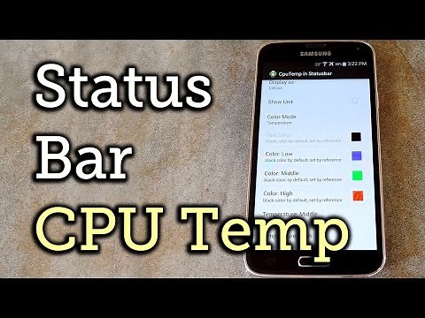 Display the Current CPU Temperature in Your Status Bar - Android [How-To]